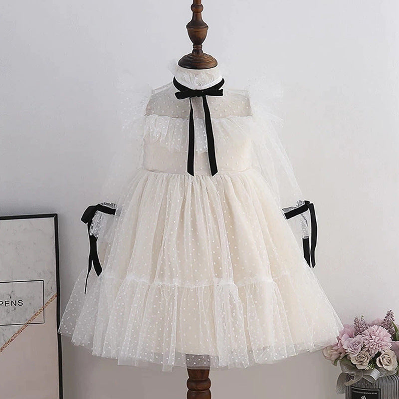 Toddler Girl Vintage-Inspired Elegant Dress