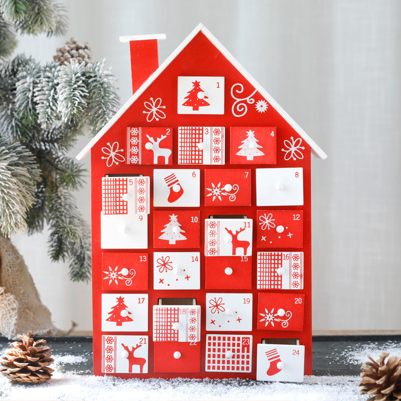 Christmas Decoration Wooden Calendar