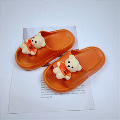 Toddler Girl Cute Bear Slippers