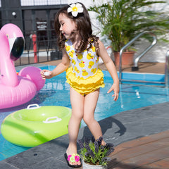 Toddler Girl Duckling One-Piece Swimsuit