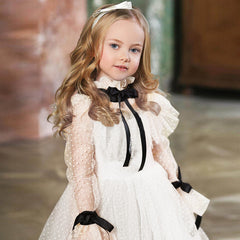 Toddler Girl Vintage-Inspired Elegant Dress