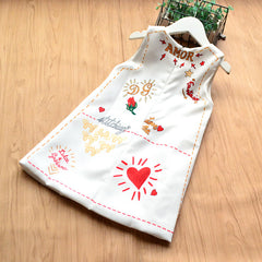 Digital Print Girls Love Dress