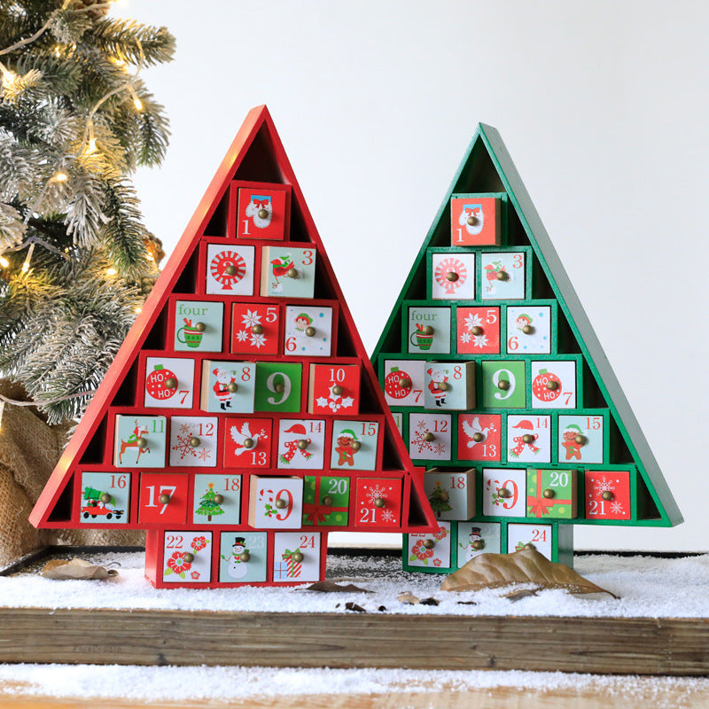 Christmas Decoration Wooden Calendar