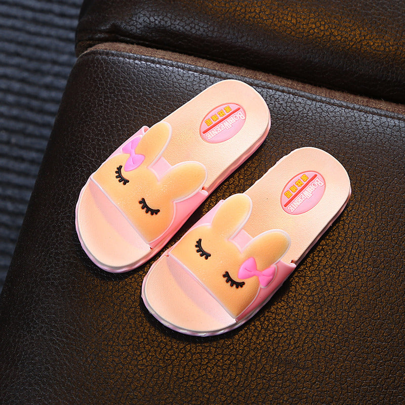 Toddler Girl Cartoon Slippers