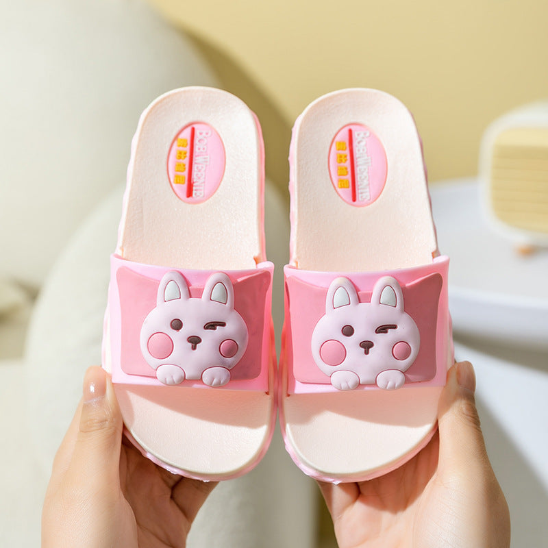 Toddler Girl Cartoon Slippers