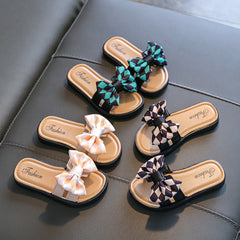 Girls Sandals With Bows And Non-slip Soft Bottom