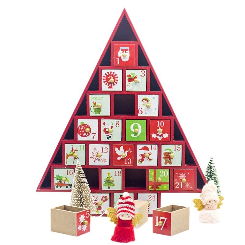 Christmas Decoration Wooden Calendar