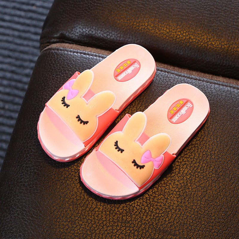 Toddler Girl Cartoon Slippers