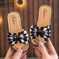 Girls Sandals With Bows And Non-slip Soft Bottom