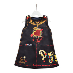 Digital Print Girls Love Dress