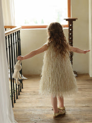 Toddler Girl Niche Tassel Birthday Dress