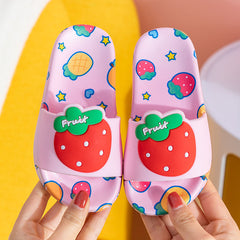 Toddler Girl Strawberry Slippers