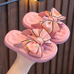 Girl's Slippers Princess Bowknot