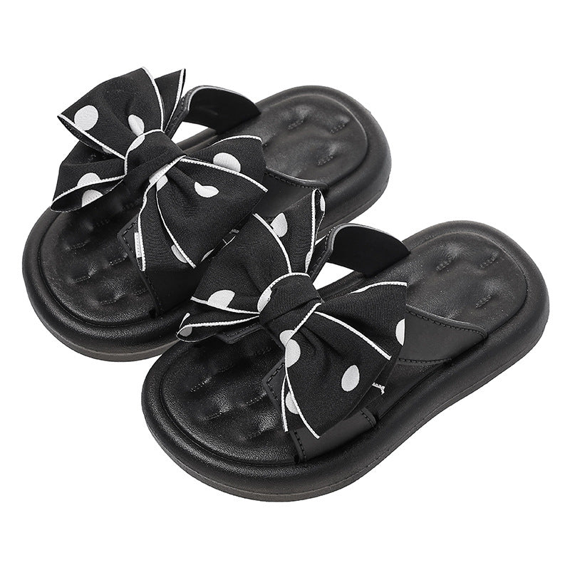 Girl's Slippers Princess Bowknot