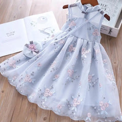 Toddler Girl Elegant Summer Mesh Dress