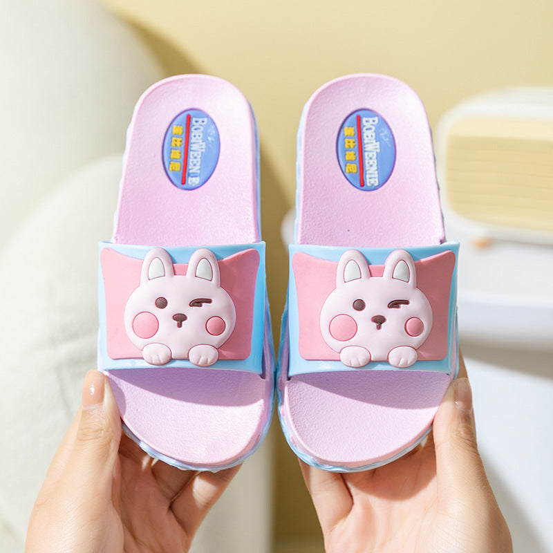 Toddler Girl Cartoon Slippers