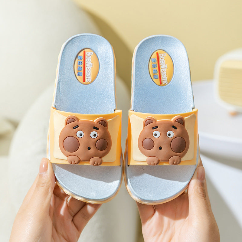 Toddler Girl Cartoon Slippers