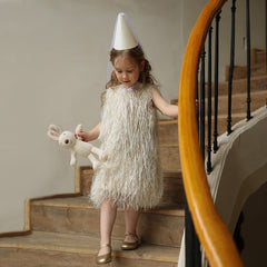 Toddler Girl Niche Tassel Birthday Dress